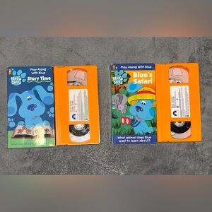 1998 & 2000 Blues Clues VHS Tape Set